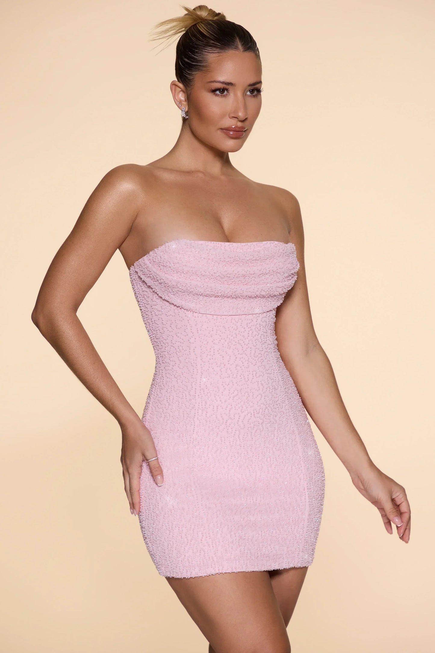 Seraphina Cowl Mini Dress