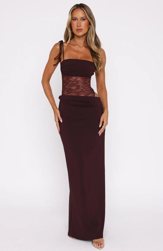Ada Lace Cut-Out Maxi Dress